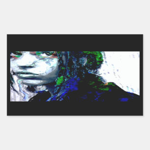 Adesivo Retangular polaridade: querica