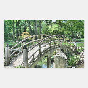 Adesivo Retangular Ponte arco japonesa