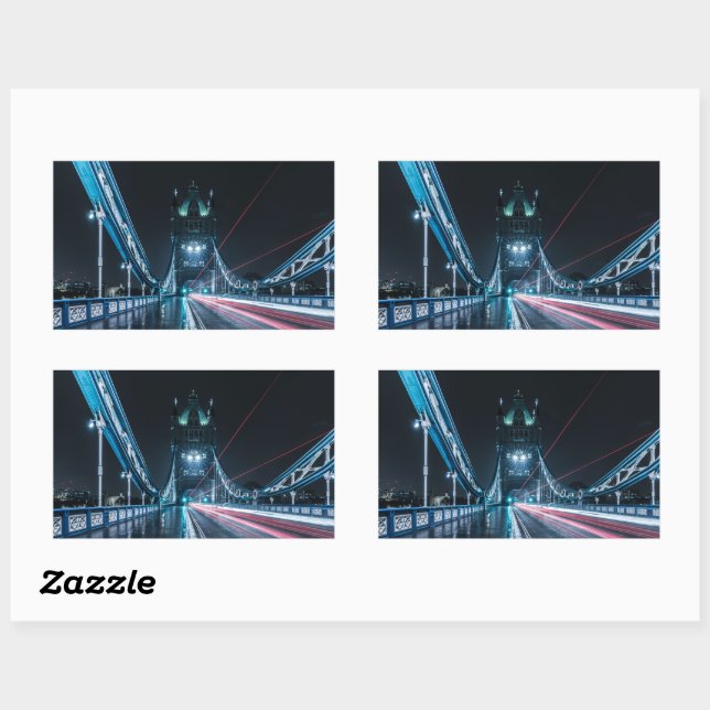 Adesivo Retangular Ponte Torre de Londres (Folha)