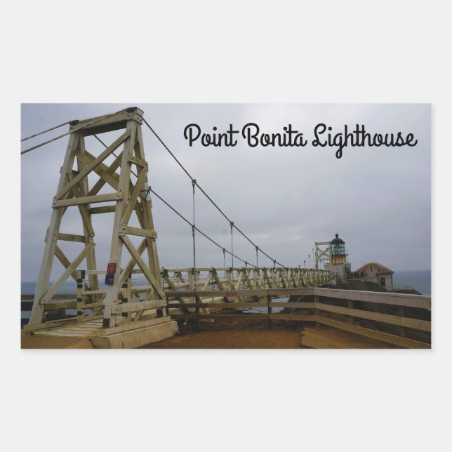 Adesivo Retangular Ponto Bonita Lighthouse nº 2-2 Stickers (Frente)