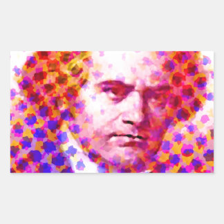 Adesivo Retangular Pop Beethoven