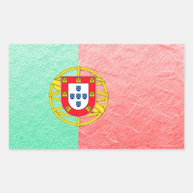 Adesivo Retangular Portugal (Frente)