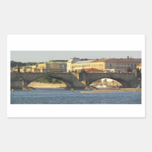 Adesivo Retangular Praga / Cartazes personalizados da Praha
