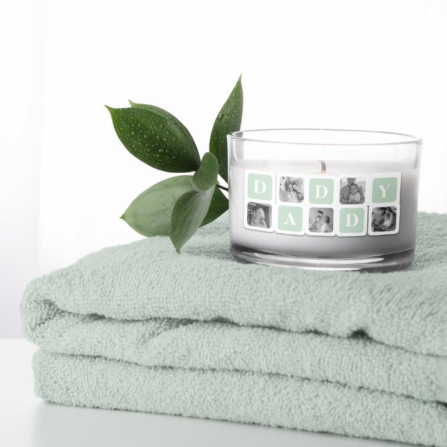 Adesivo Retangular Presente de Fotografia de Colagem Moderna e Feliz  (Criador carregado)