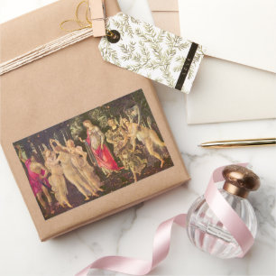 Adesivo Retangular Primavera, Alegoria da Primavera por Sandro Bottic