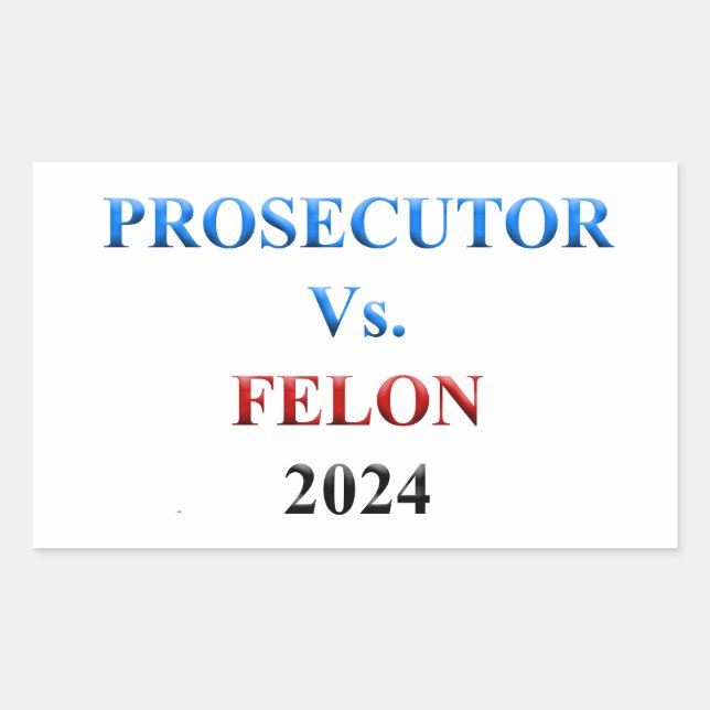 Adesivo Retangular Procurador vs Felon 2024 (Frente)