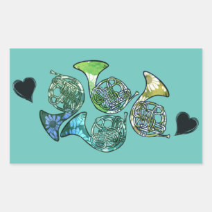 Adesivo Retangular Professor de Banda de Marcha Cheia