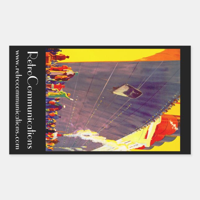 Adesivo Retangular Promoção de Partida da Aquitania (Frente)