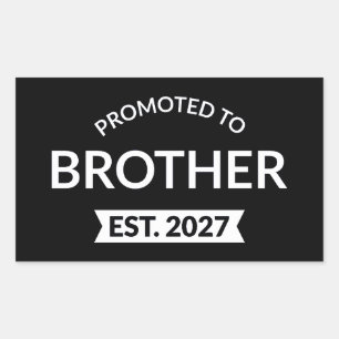 Adesivo Retangular Promovido a Irmão Est 2027 Big Brother II