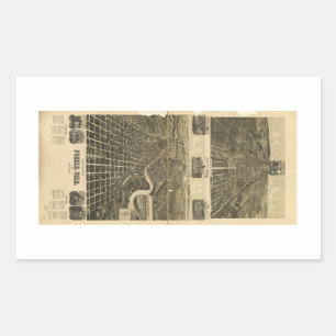 Adesivo Retangular Pueblo Colorado (1890)