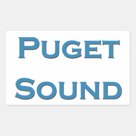 Adesivo Retangular Puget Sound