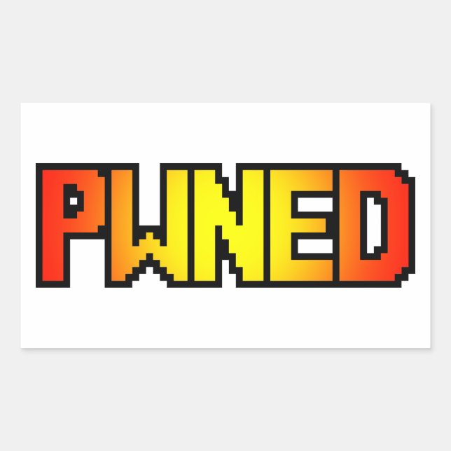 ADESIVO RETANGULAR PWNED (Frente)