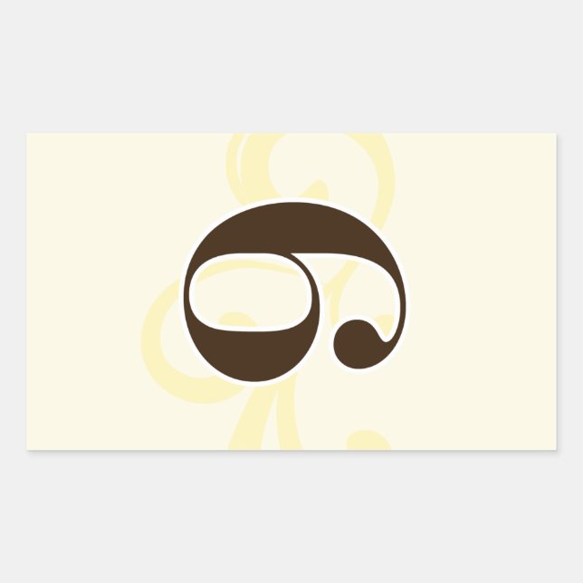 Adesivo Retangular Quadro do Rótulo do Vinho Número Vinhetas 6 (Frente)