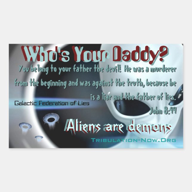 Adesivo Retangular qual é o seu pai (Frente)