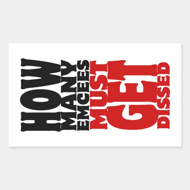 Adesivo Retangular Quantos Êxitos Devem Ser Desusados (Frente)