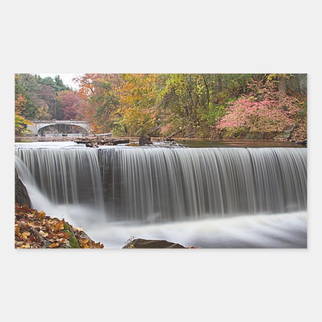 Adesivo Retangular Queda de cascata em VanderBuild (Frente)