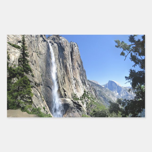 Adesivo Retangular Quedas do Yosemite Superior - Yosemite (Frente)