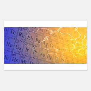 Adesivo Retangular Química