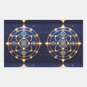 Adesivo Retangular Radiação Divina – 5: Energia Universal Iluminada