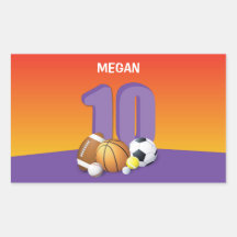 Rapariga 10º Aniversário de Esportes