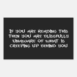 Adesivo Retangular Rastejamento acima