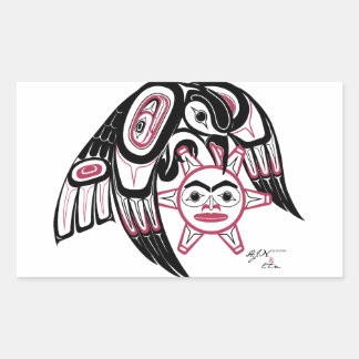 Adesivo Retangular Raven Roubando o Sol