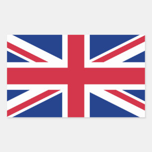 Adesivo Retangular Reino Unido/Grâ Bretanha/bandeira britânica