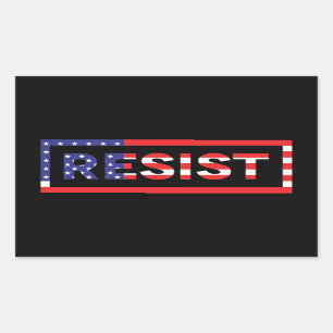 Adesivo Retangular RESISTENTE  Bandeira dos Estados Unidos
