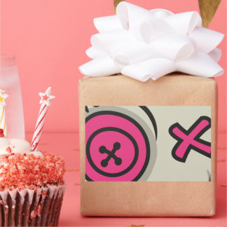 Adesivo Retangular Retângulo de Token Voodoo