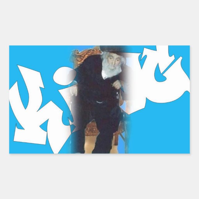 Adesivo Retangular Retângulo Saba King Sticker (Frente)
