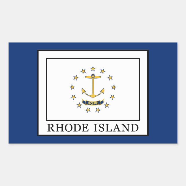 Adesivo Retangular Rhode Island (Frente)