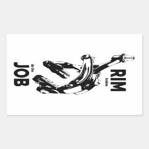 Adesivo Retangular Rim Brakes Faz Ciclismo De Trabalho