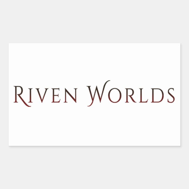Adesivo Retangular Riven Worlds Sticker (Frente)