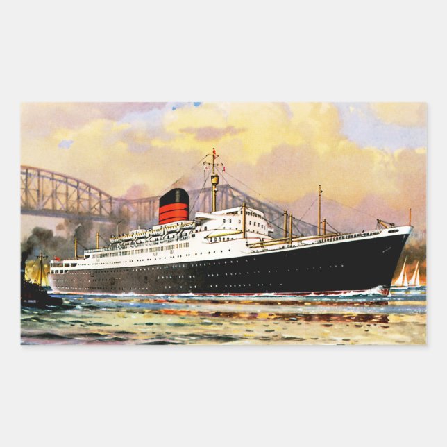 Adesivo Retangular RMS Saxónia (Frente)