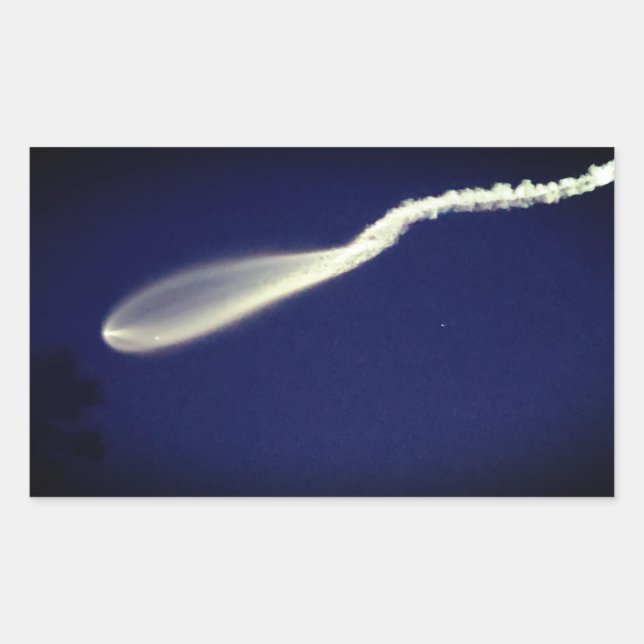 Adesivo Retangular Rocket Jellyfish (Frente)