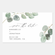 roteiro moderno elegante vintage não foto eucalipt