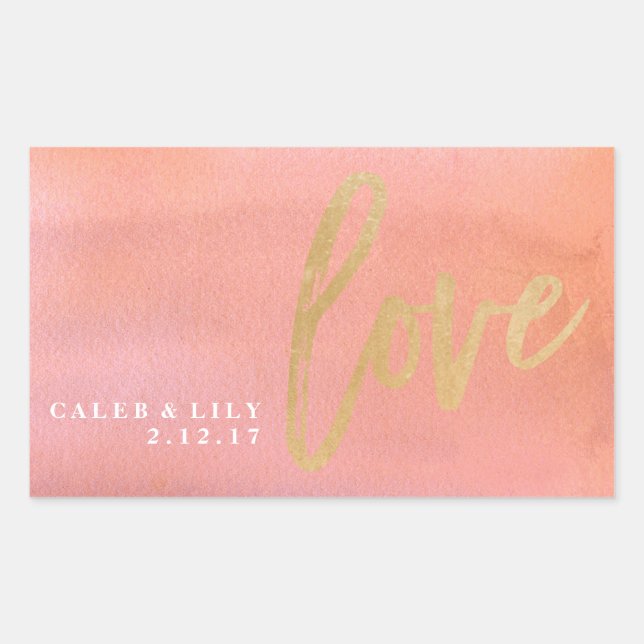 Adesivo Retangular Rótulo da Mini Champagne, Rótulo da Frasco de Casa (Frente)