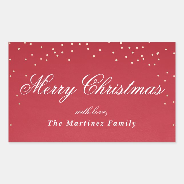 Adesivo Retangular Rótulo de dot dot de folha de papel farelo de Nata (Frente)