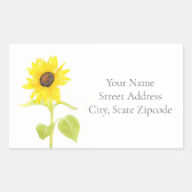 Rótulo de girassol dançante