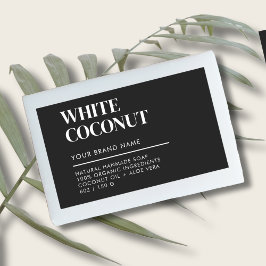 Adesivo Retangular Rótulo de sabão de embalagens de produtos modernos