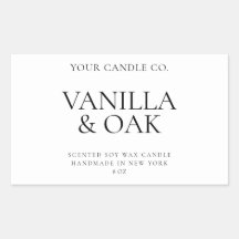 Rótulo de Vela Mínima Moderna