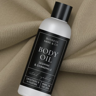 Adesivo Retangular Rótulo do Frasco Cosmético de 4 OZ 120 ml