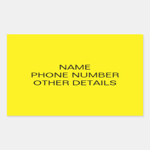 Adesivo Retangular Rótulo Mover Caixa de Armazenamento da Faculdade