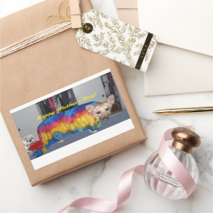 Adesivo Retangular Roupas de modelagem de dias de as mães