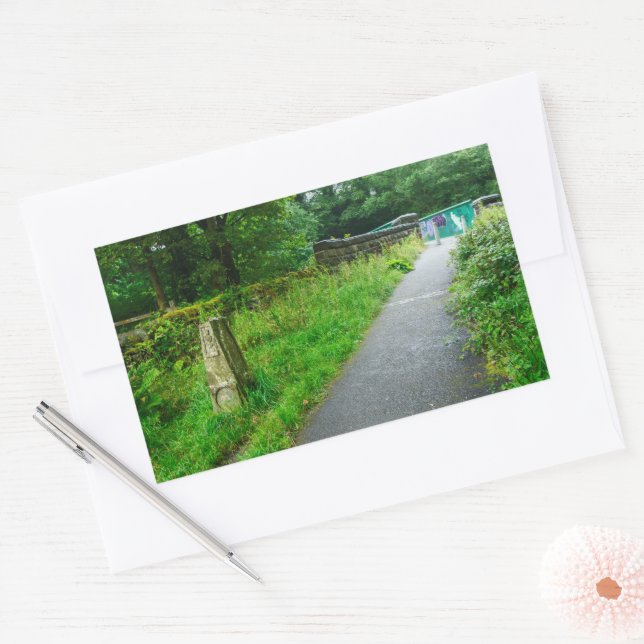 Adesivo Retangular Route 66 Cycleway, Brearley (Envelope)