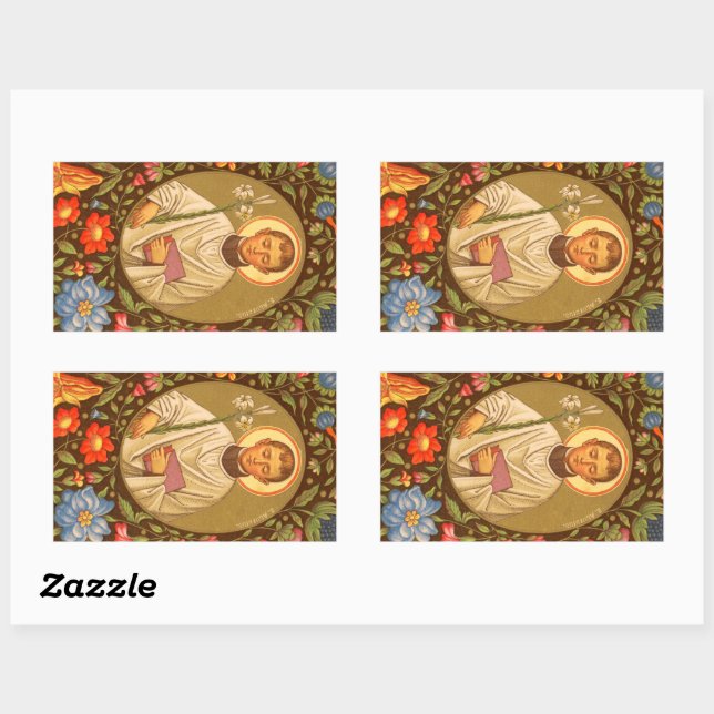 Adesivo Retangular Rua. Aloysius Gonzaga (PM 01) (Folha)