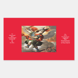 Adesivo Retangular Rua Michael the Archangel Stickers