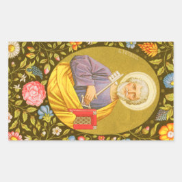 Adesivo Retangular Rua. Peter the Apostle (PM 07)