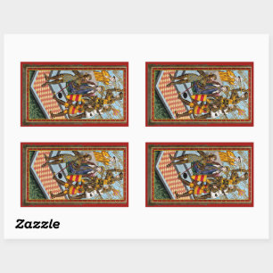 Adesivo Retangular Ruas: Mártírio de Thomas Becket (M 031)