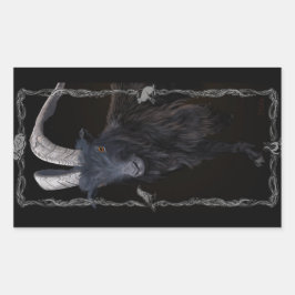 Adesivo Retangular Sabá da bruxa